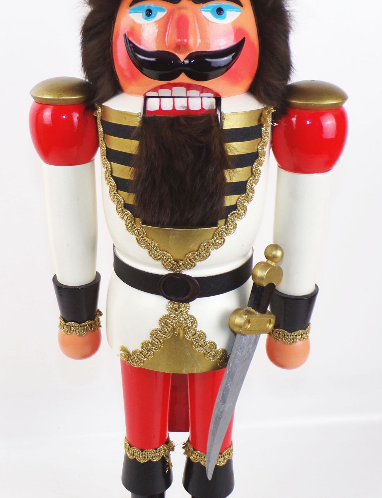 Nussknacker Kürassier DDR 53 cm XL mit Originalkarton Weihnachten