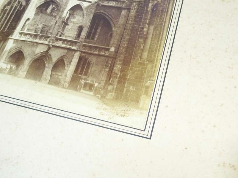 Foto Meißen Albrechtsburg Hoffasade um 1890 Ernst Schroeter Meissen 