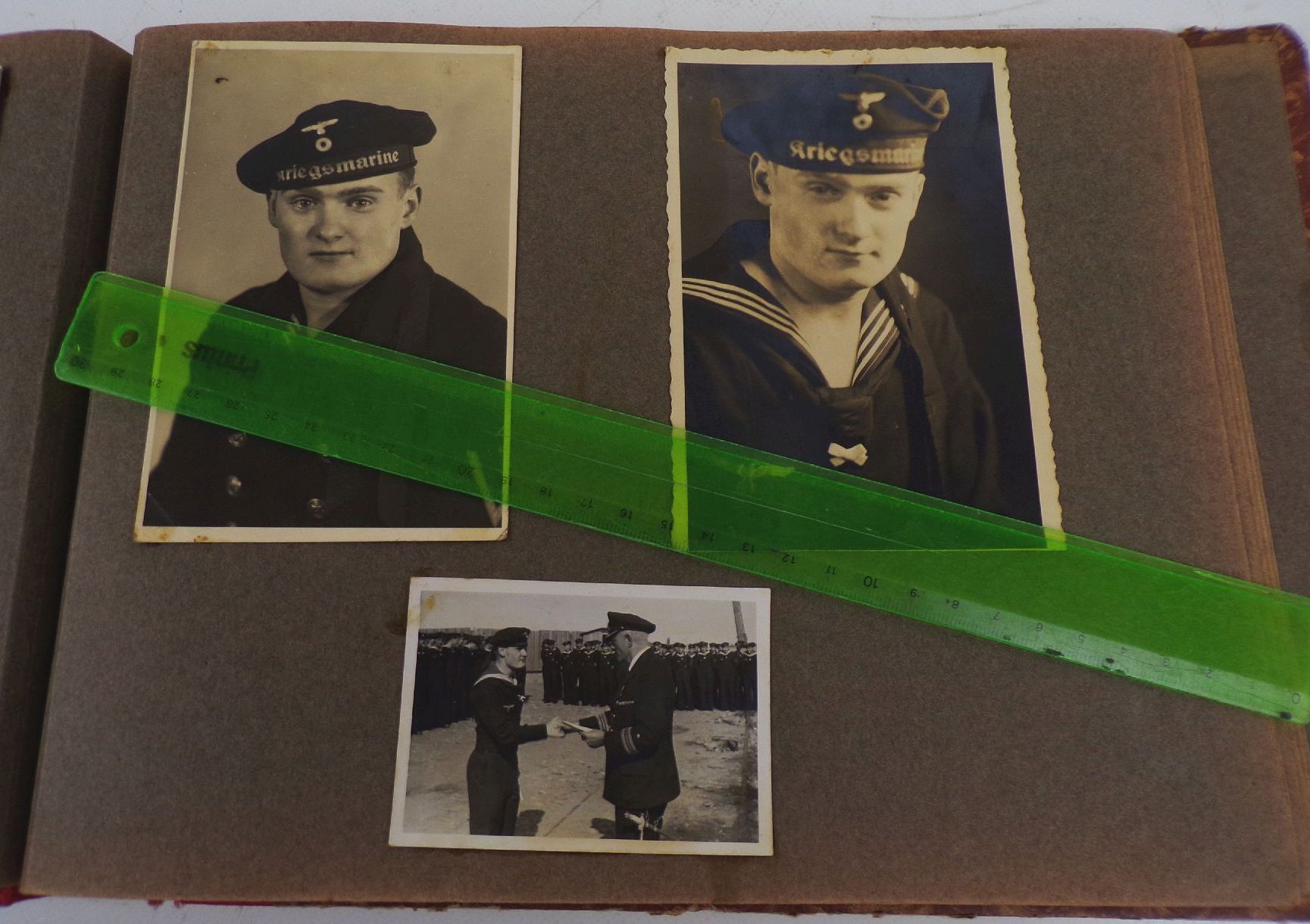 Marine Fotoalbum 2 Wk Schiffe Libau Norwegen Fjorde Matrosen WW2
