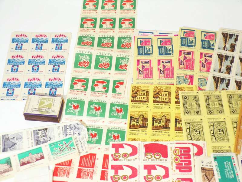 Konvolut Streichholzetiketten Russland Sowjetunion UdSSR 