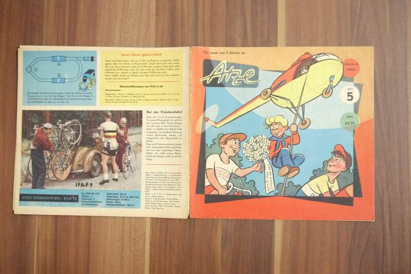Atze Comic Heft 5 Jahrgang 1960 Zum 8 Mai Pioniere der DDR