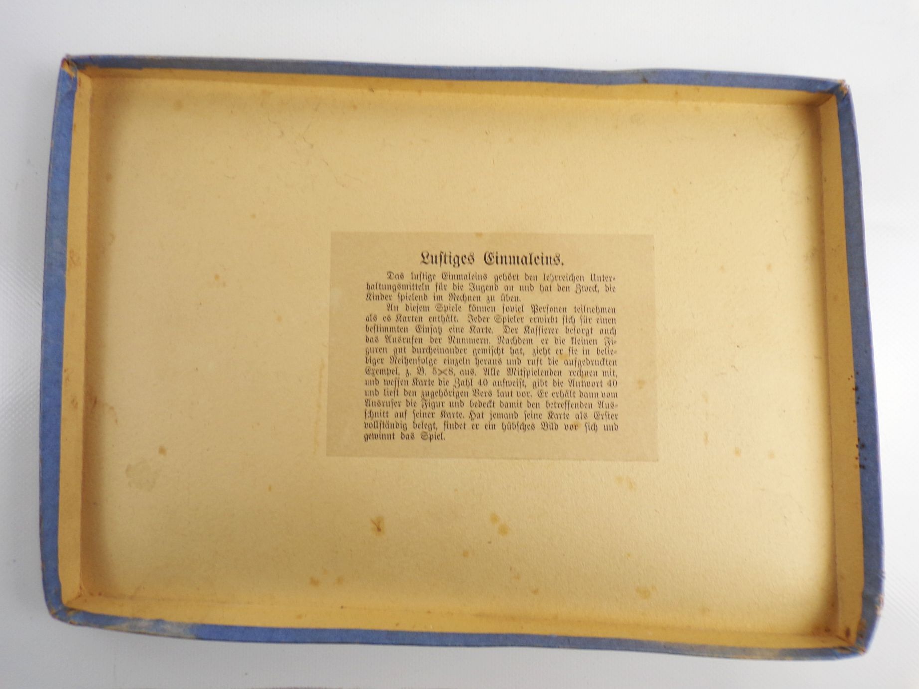 Altes Puzzle 1 x 1 Legespiel um 1930 Märchen Rechenspiel