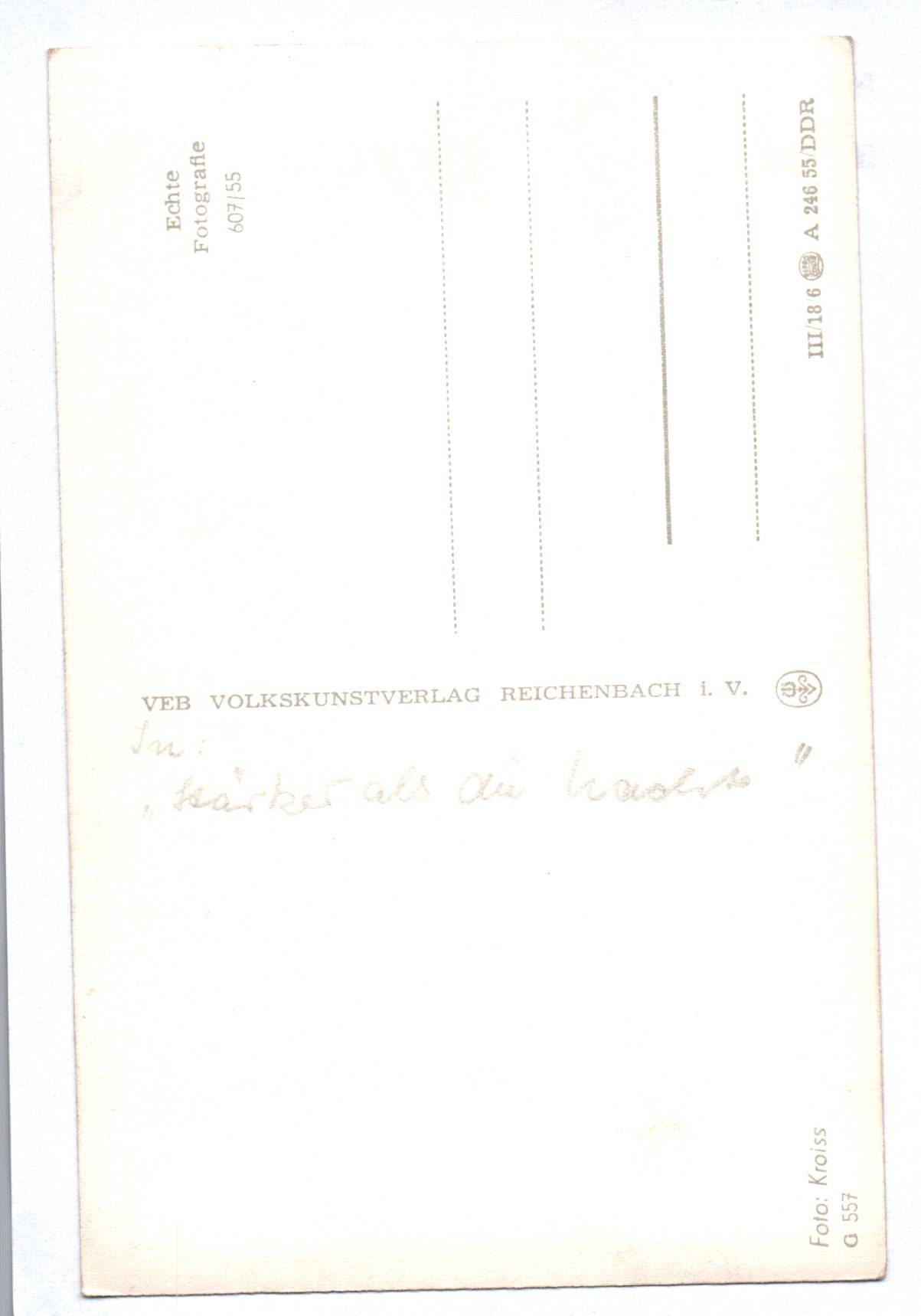 Ak Wilhelm Koch Hooge 1955 DDR 