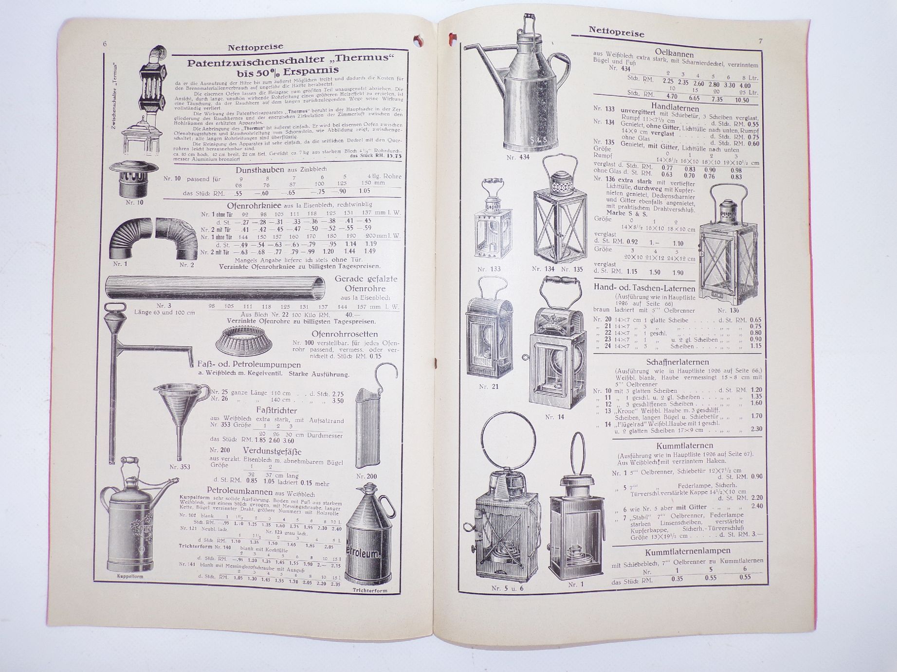 2 x Katalog Otto Hager Breslau Königsberg Emaille Waren Sturmlaterne Haushaltswaren 1930 2 x Katalog Otto Hager Breslau Königsberg Emaille Waren Sturmlaterne Haushaltswaren 1930