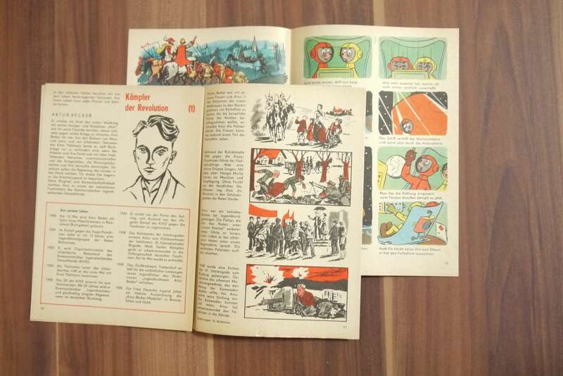 DDR Comic Atze 1967 Heft 2 Der Kampf beginnt