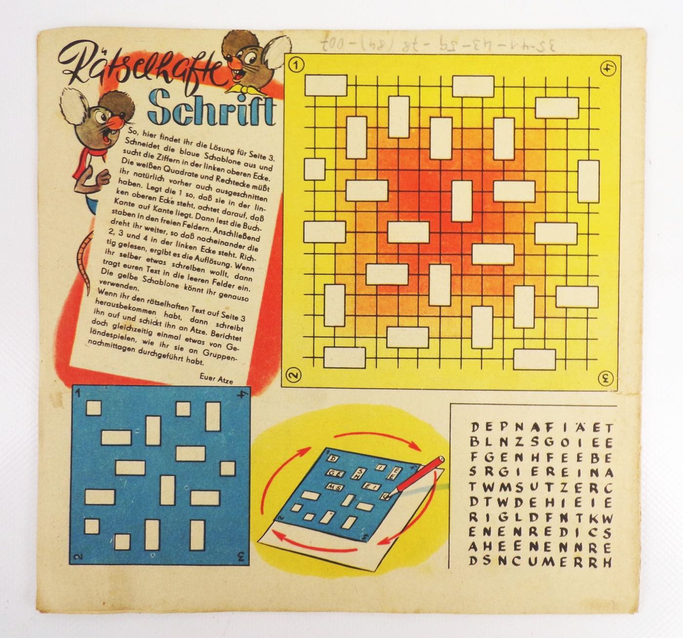 Atze Kinderzeitung DDR 1960 Nummer 2 Oberhof