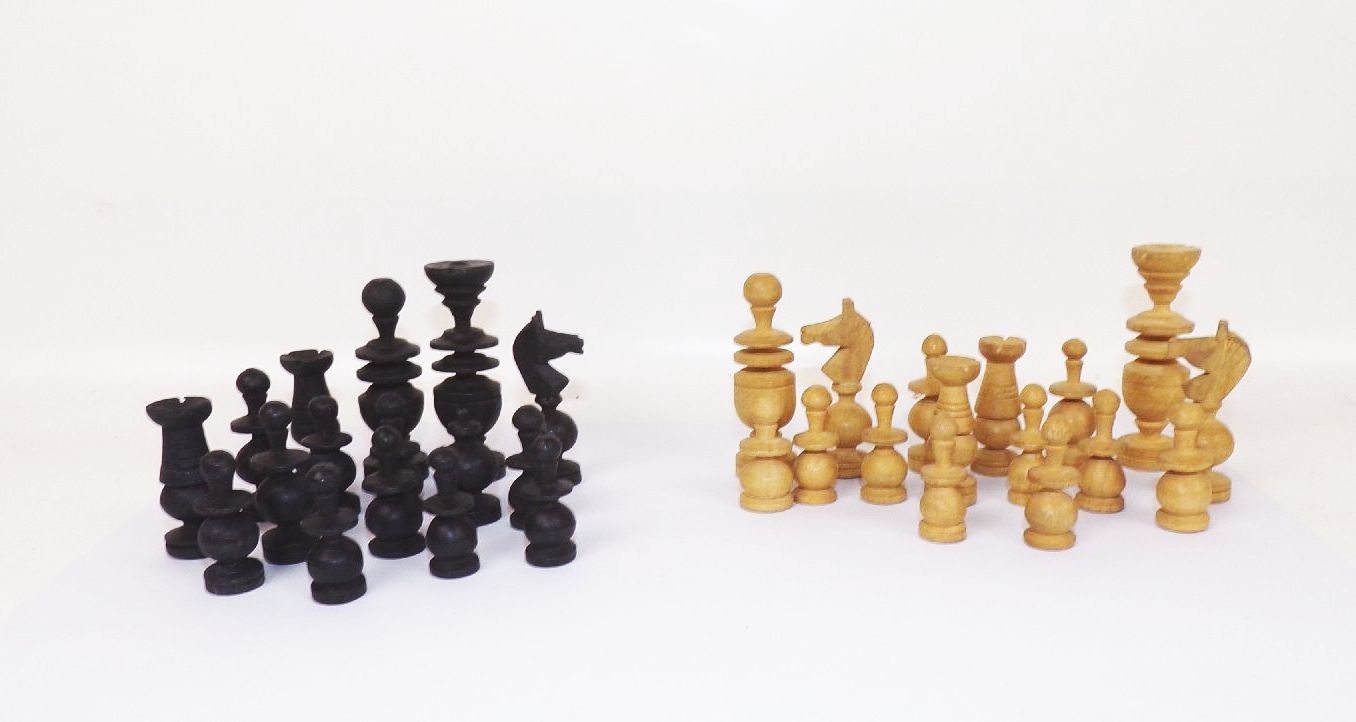 Konvolut alte Schachfiguren Schach