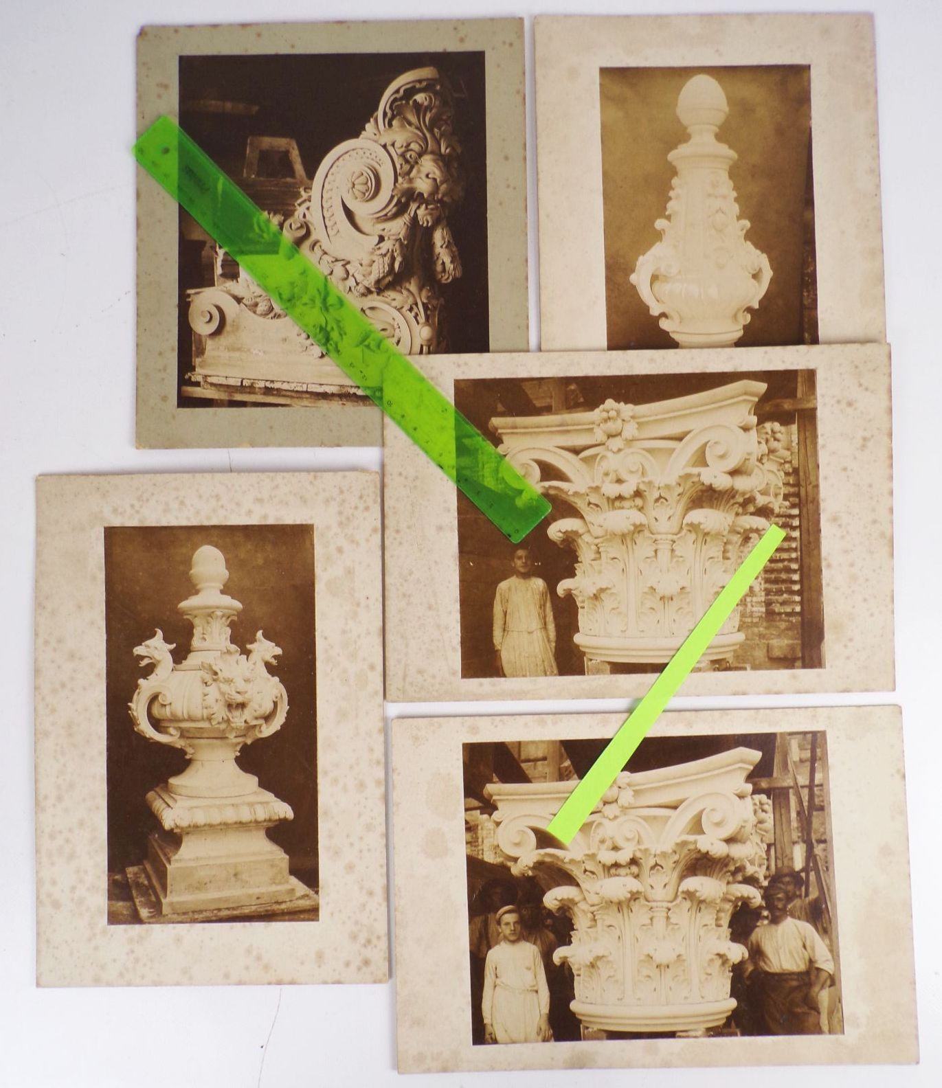 Foto Set Dresden Altstadt Zwinger Restaurierung um 1900