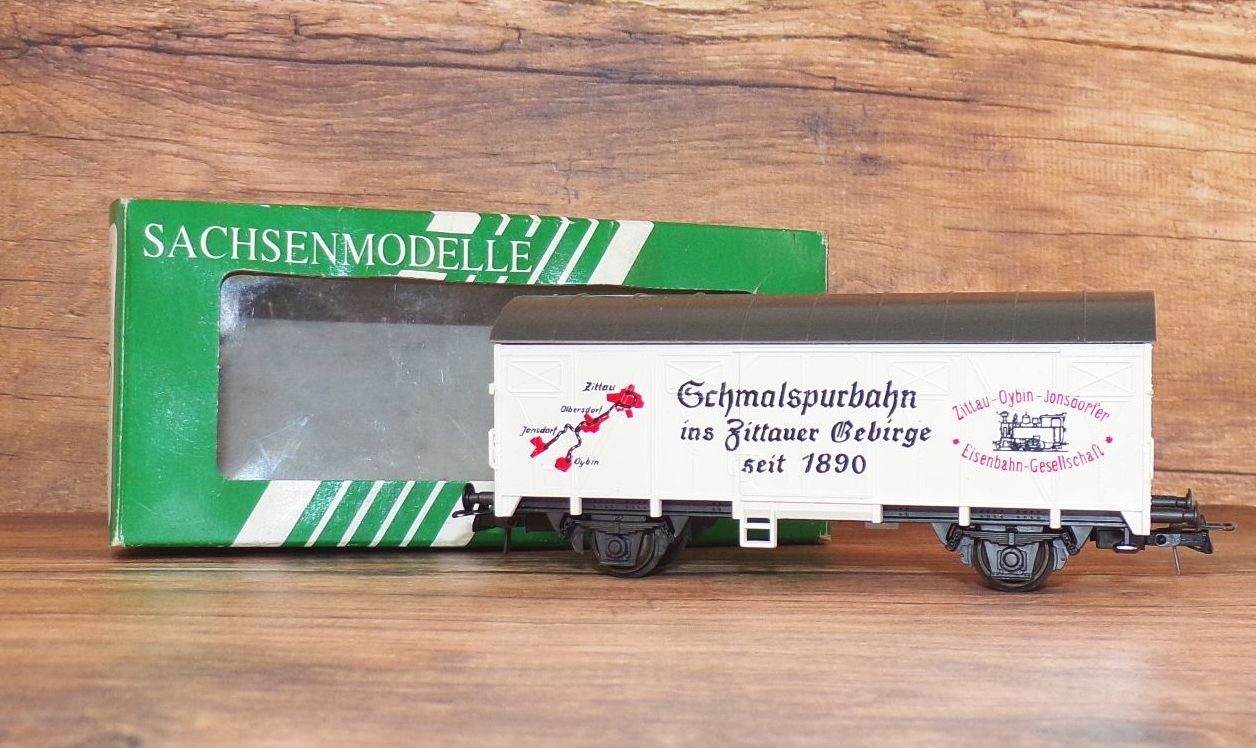 Sachsenmodelle Schmalspurbahn Güterwagen Zittauer Gebirge Spur H0 mit OVP