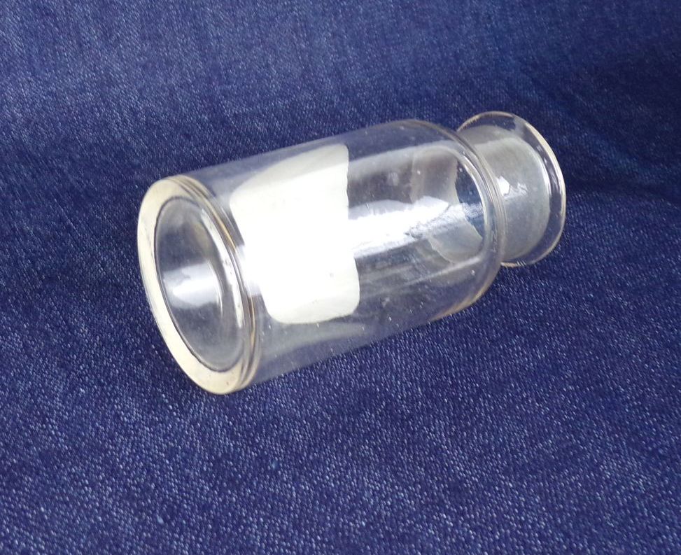 Alte Apothekerflasche Vorratsgefäß Acid Salicyl Glas Deko 