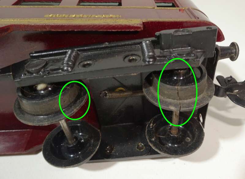 Zeuke Bahnen Mitropa Wagen Spur 0 Blech Bakelit