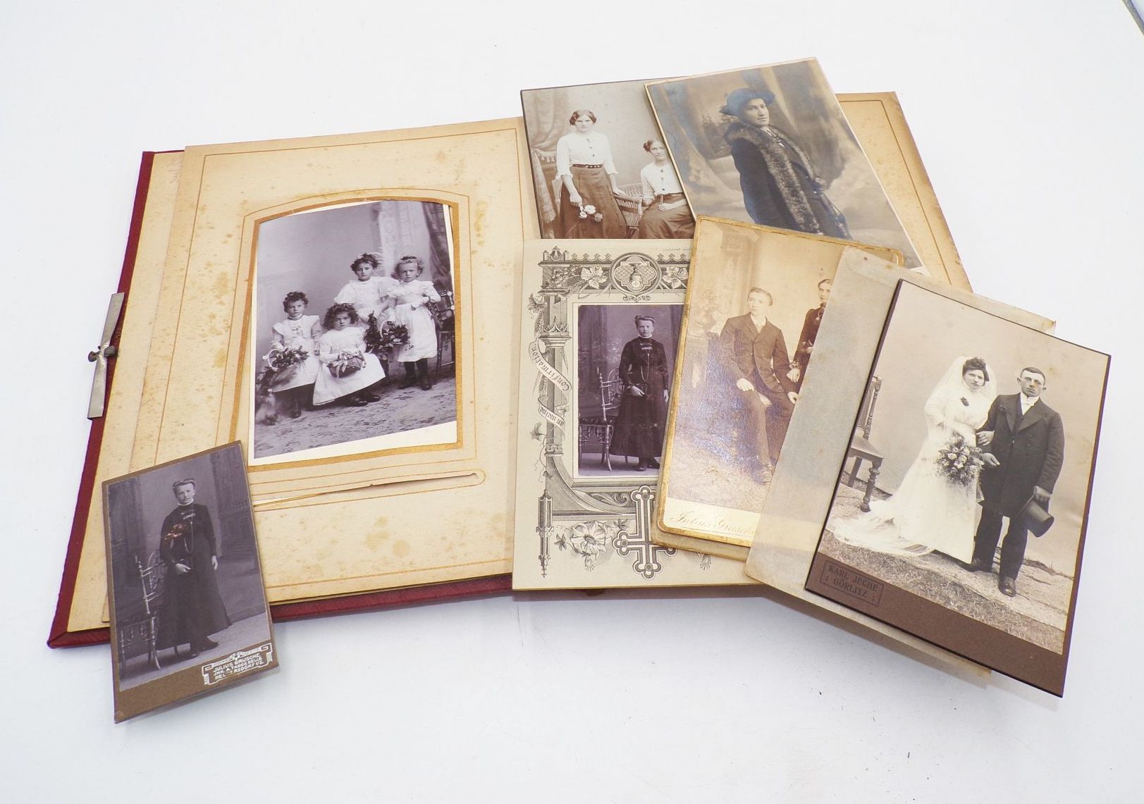 Altes CDV Fotoalbum Kabinettfoto um 1910 Altes CDV Fotoalbum Kabinettfoto um 1910