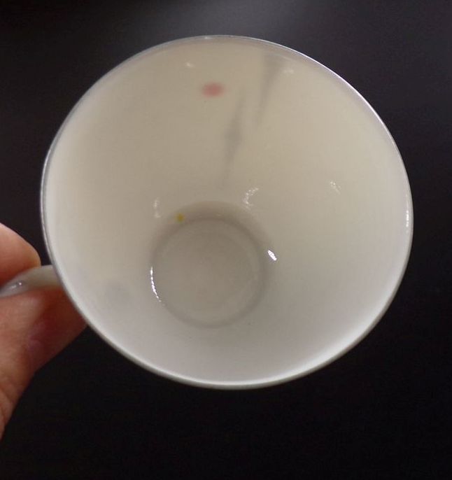 Altes Mocca Service Freiberger Porzellan Espresso 50er Vintage 
