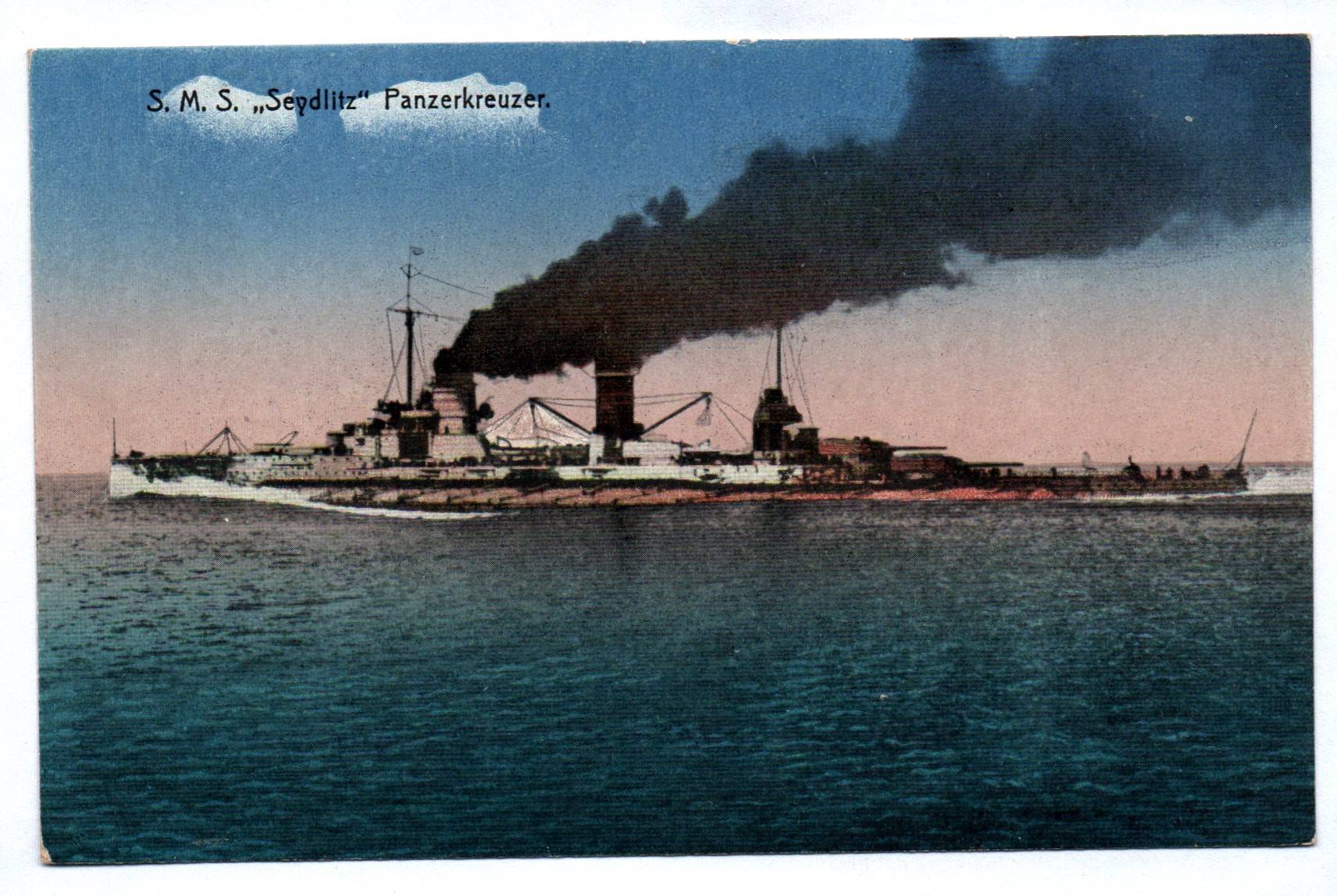 AK SMS Seydlitz Panzerkreuzer Kriegsschiff 1 Wk