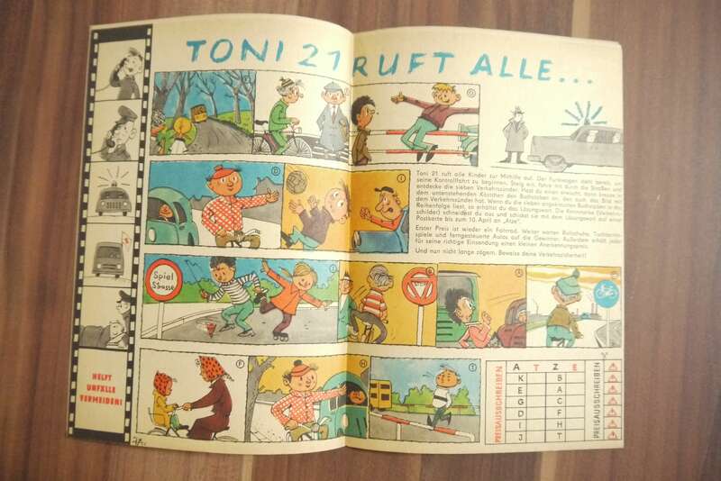 Atze Gebrtstags Salut 1966 Heft 3 Comic DDR Kinderzeitschrift