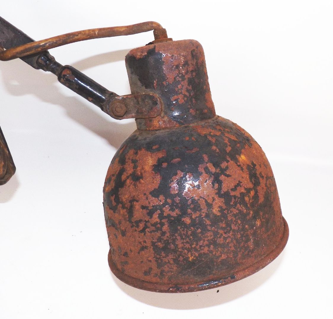 Alte Scherenlampe Werkstattlampe Fabriklampe E27 Vintage Leuchte Alte Scherenlampe Werkstattlampe Fabriklampe E27 Vintage Leuchte