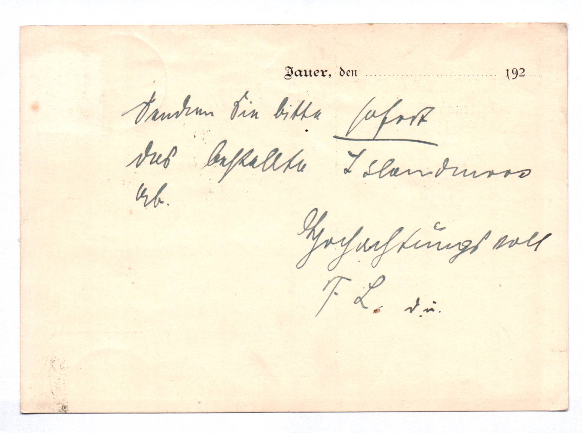 Postkarte Franz Lehrke Gartenbaubetrieb Lauer Schlesien Blumenhalle 1927 Postkarte Franz Lehrke Gartenbaubetrieb Lauer Schlesien Blumenhalle 1927