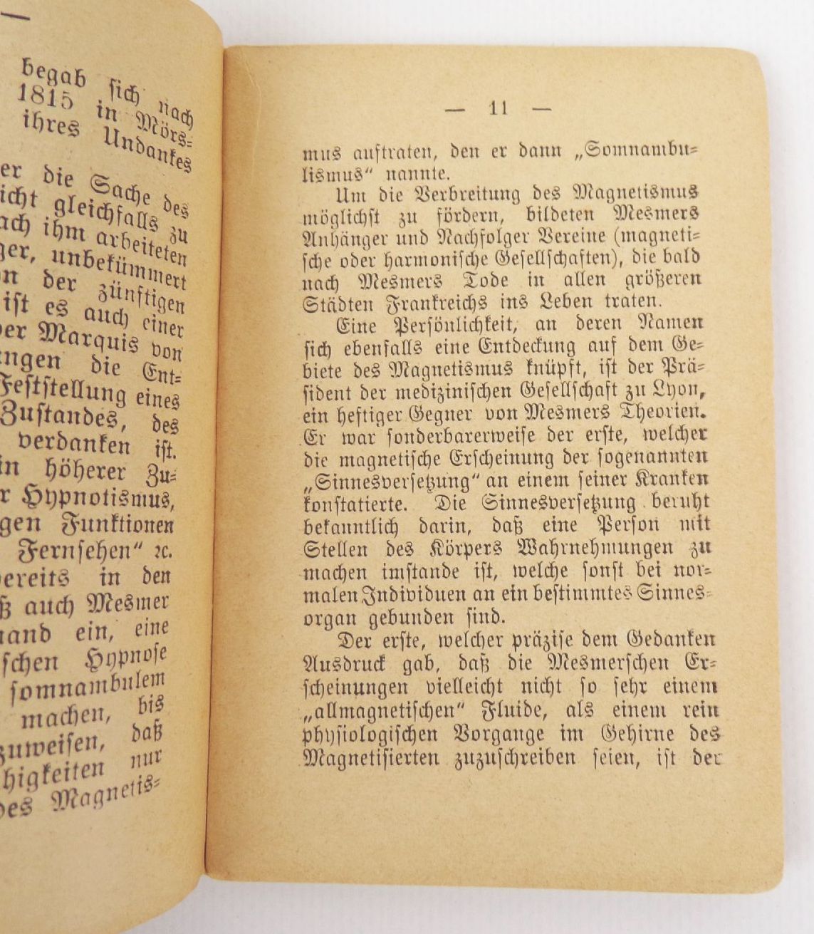 Miniatur Bibliothek Der Hypnotismus Gessmann um 1900 Hypnose 
