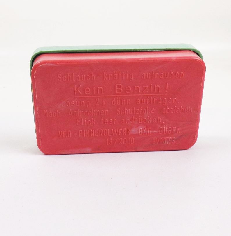 Vulko Blitz Dose Plaste VEB Pinnerol Flickzeug Dose Box Diamant Mifa Oldtimer 