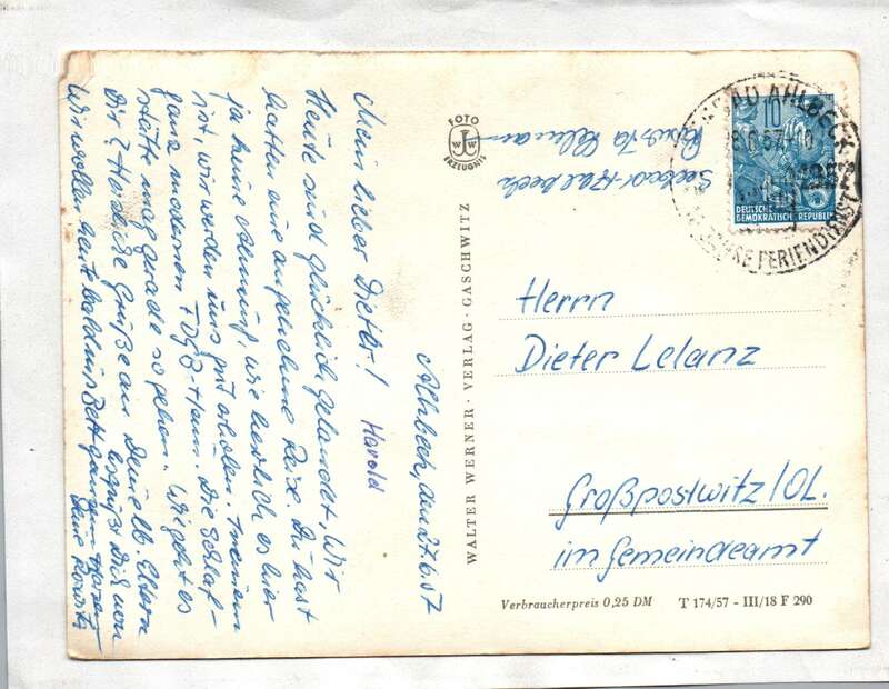 Ak Gruß aus Ahlbeck DDR 1957