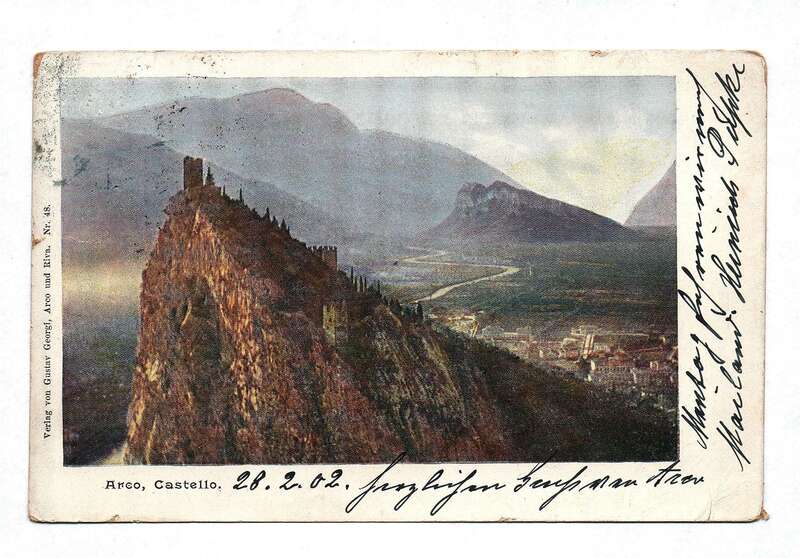 Ak Arco Casello Burgruine Italien 1902