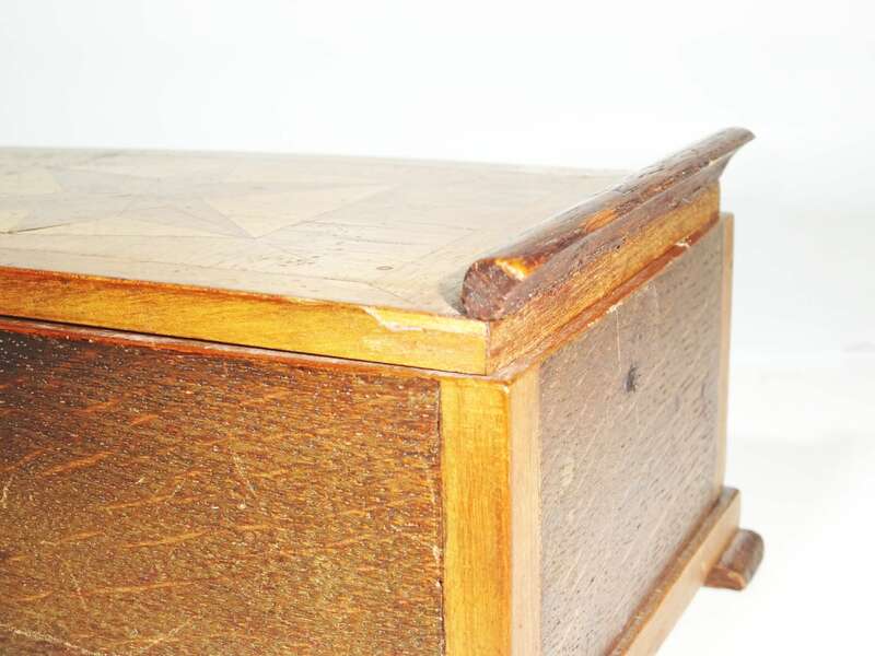 Schatulle Holz Furnier Schmuckschatulle Box Deko