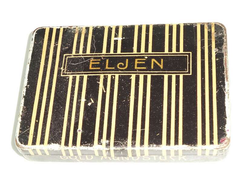 Alte Zigaretten Blechdose Eljen Josetti 25er Dose um 1920 1930er 
