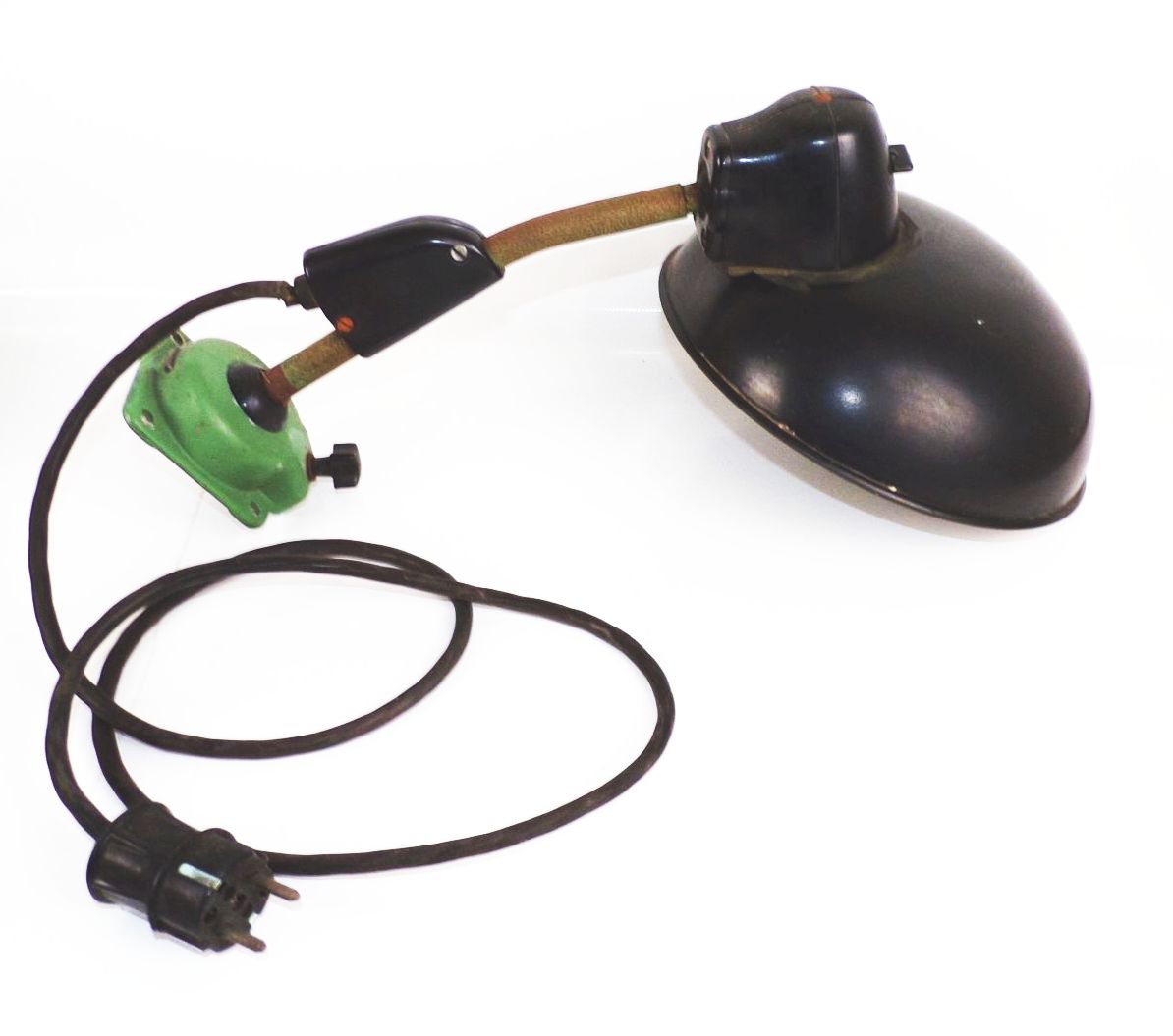 Alte Schreibtischlampe LBL Bakelit Lampe E27 Leuchte Werkstattlampe