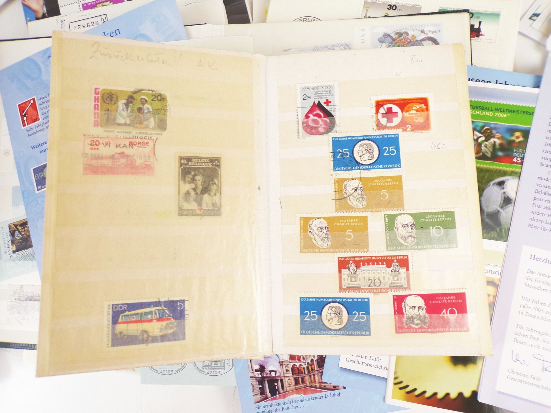 Konvolut Briefmarken FDC Briefe DDR Bundespost BRD Konvolut Briefmarken FDC Briefe DDR Bundespost BRD