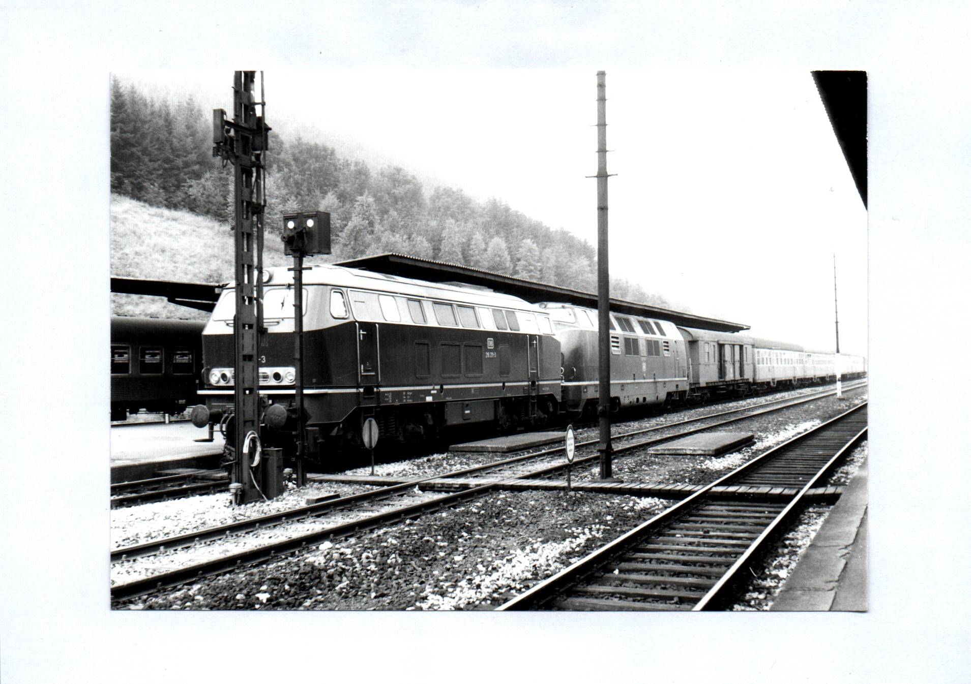 Diesellokomotive Baureihe V 160 / 216 Foto Eisenbahn Lok