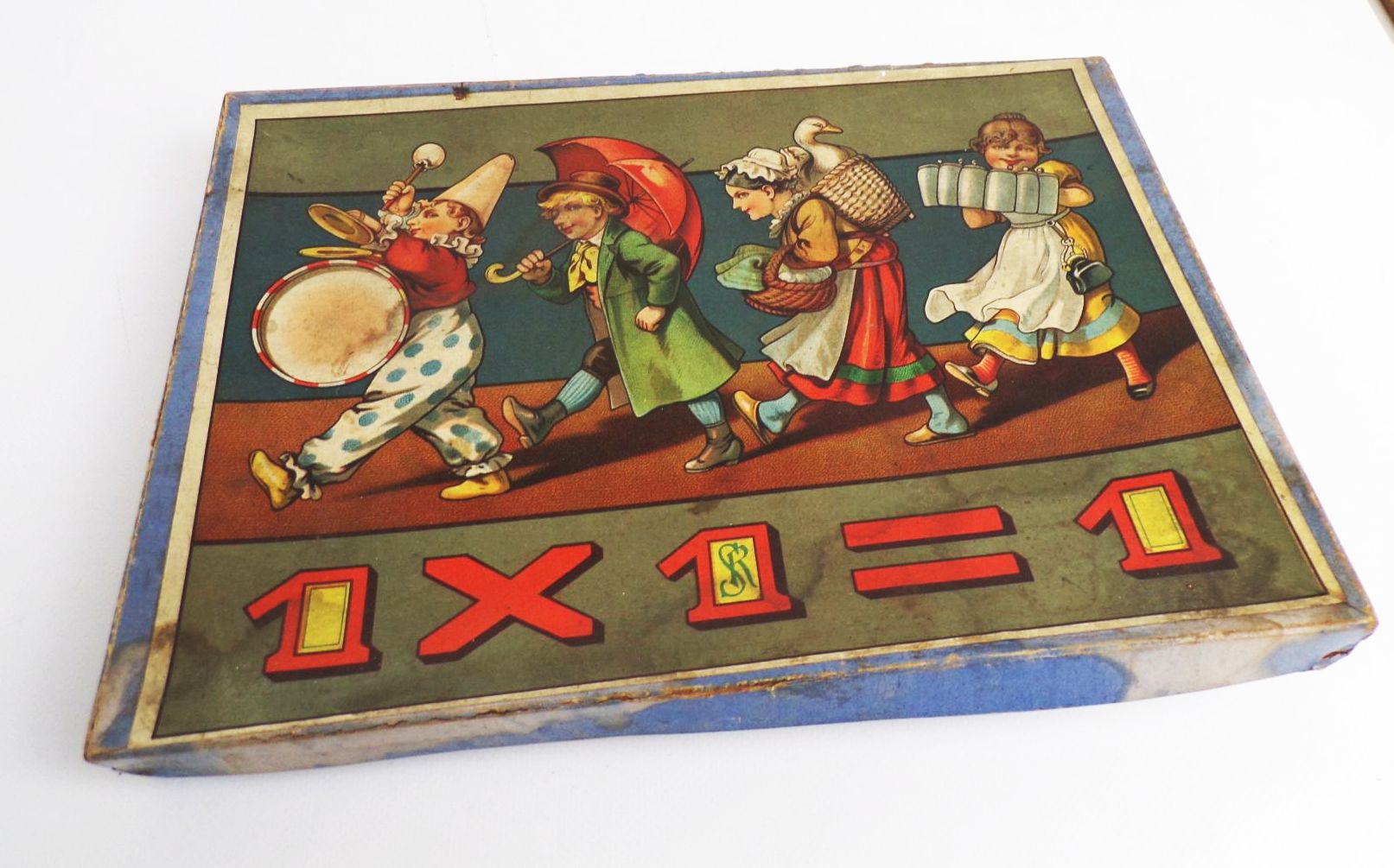 Altes Puzzle 1 x 1 Legespiel um 1930 Märchen Rechenspiel