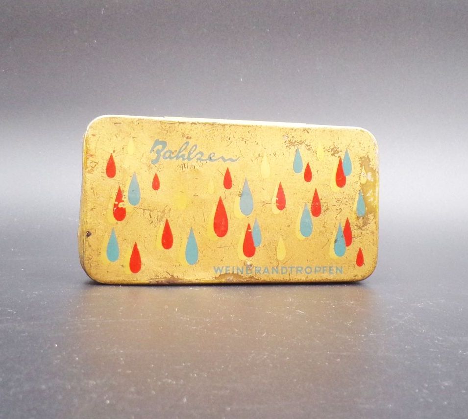 Alte Bahlsen Blechdose Weinbrandtropfen Art Deo Vintage Box Alte Bahlsen Blechdose Weinbrandtropfen Art Deo Vintage Box