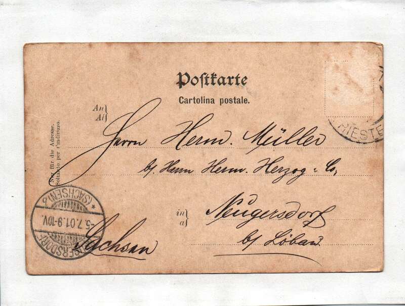 Ak C. Ledermann Wien Fleischmarkt 12 1901