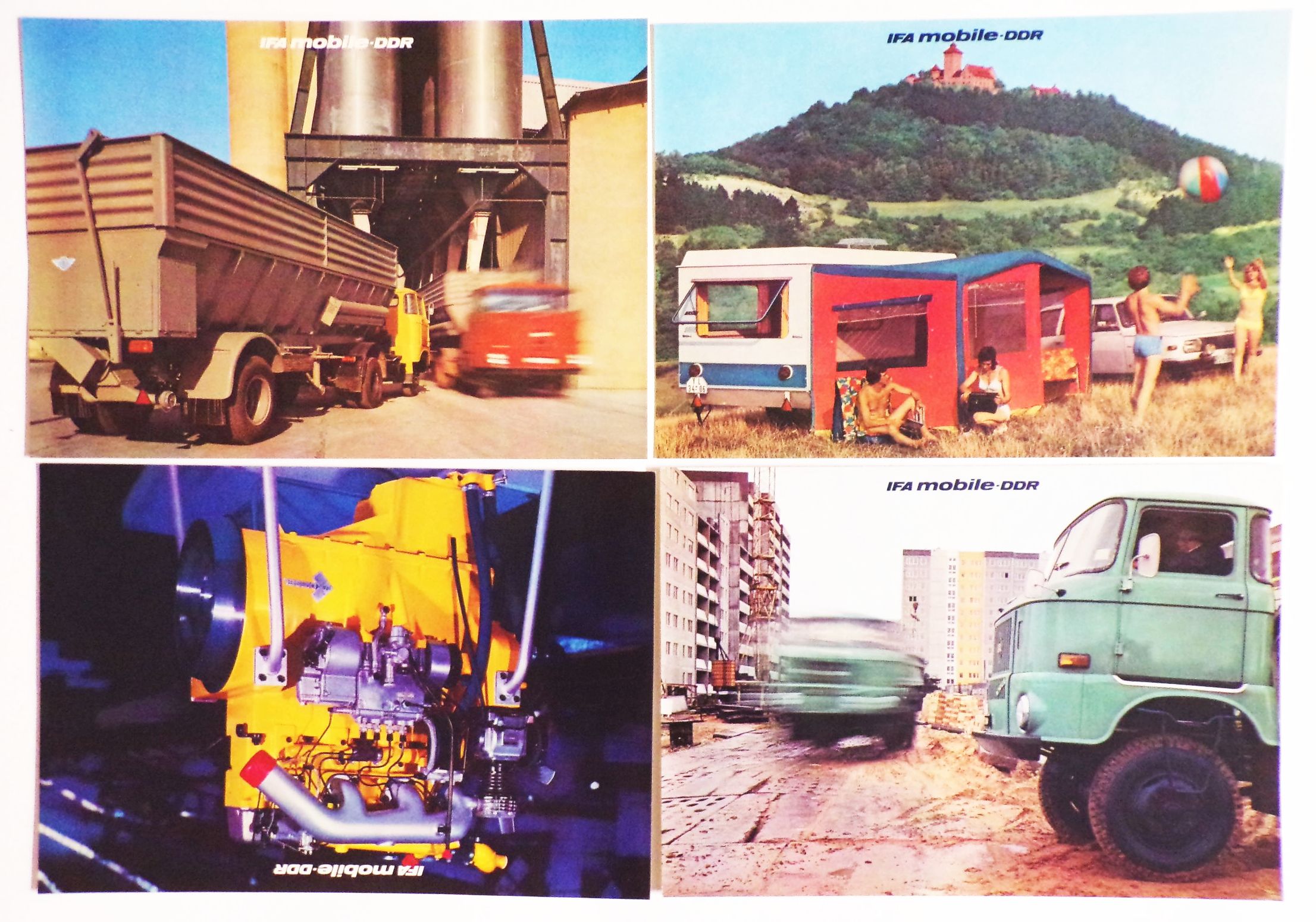 Ifa Mobile DDR Produktionsprogramm 1976 Wartburg Trabant Multicar 