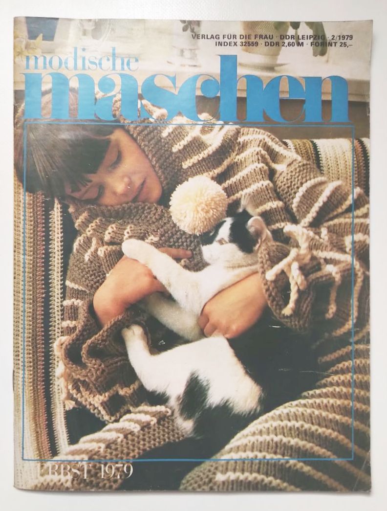 Modische Maschen 1979 Nr 2 mit Schnittmuster alte Modezeitschrift