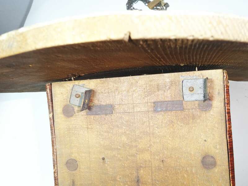 Schilderuhr um 1900 Wanduhr Deko zum herrichten