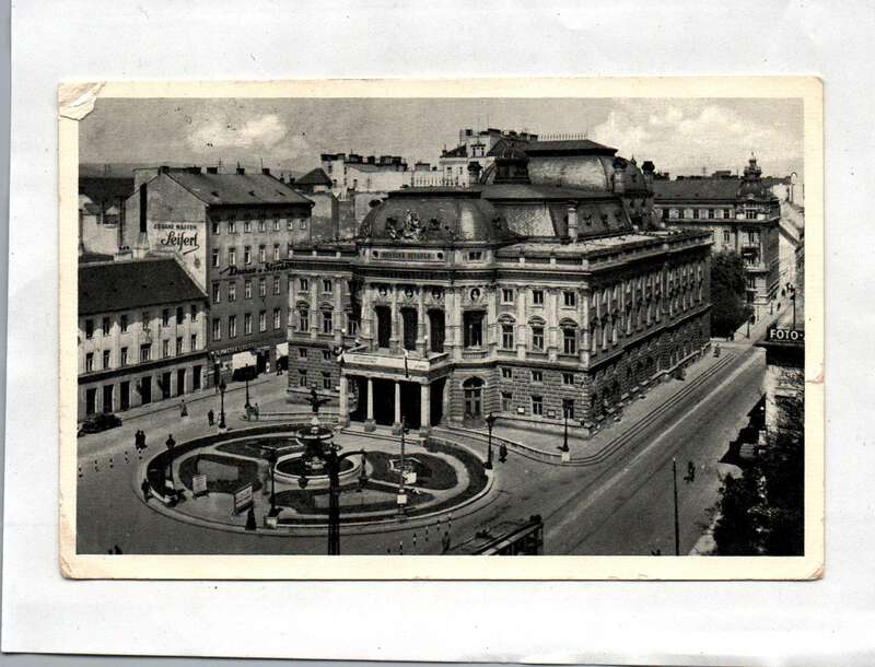 Ak Bratislava Městské divadlo 1940