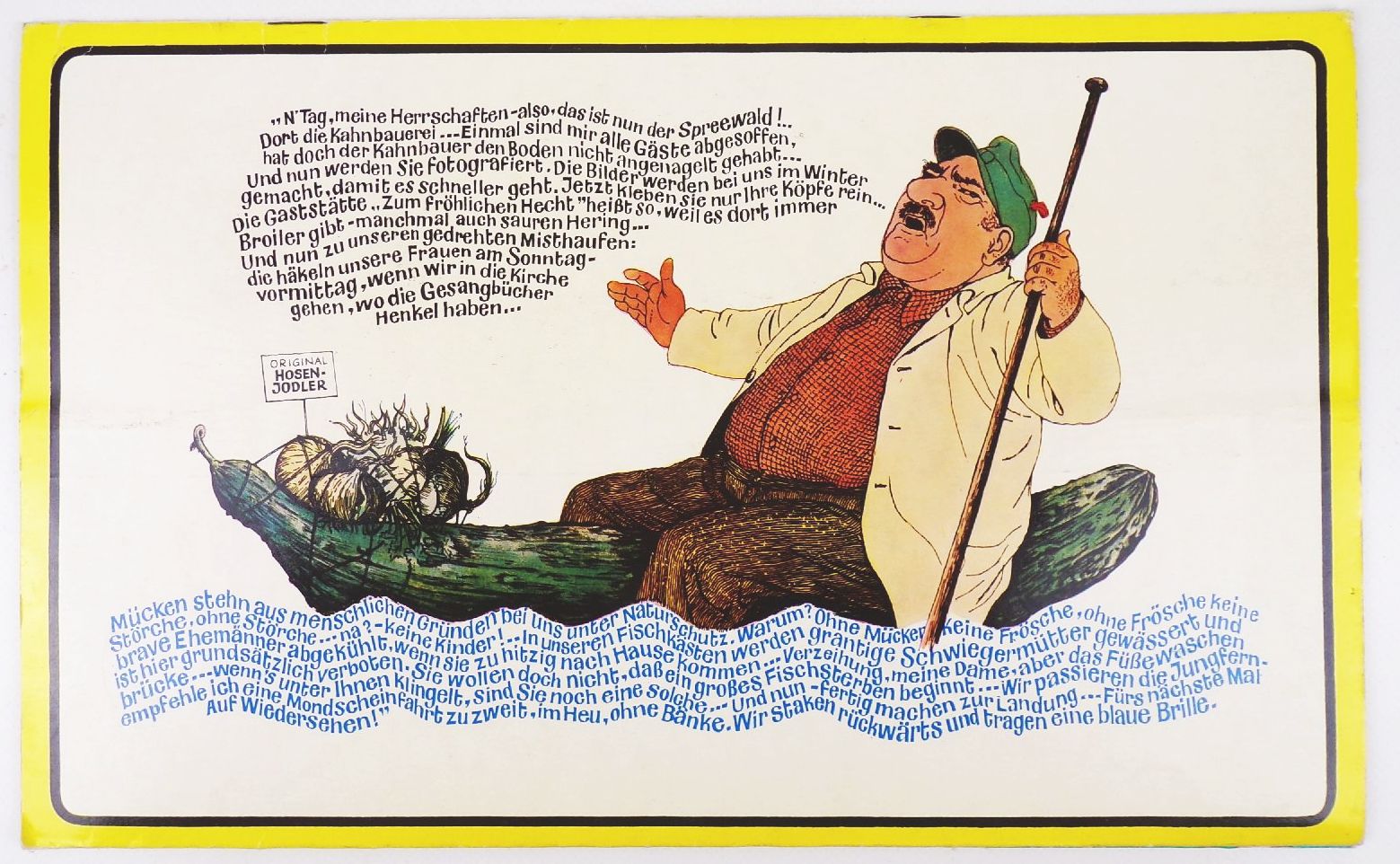 Mein Spreewald Album Lieder Sagen Märchen Humor Brettspiel DDR Schallfolie 