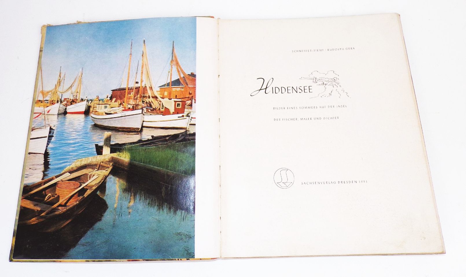 Hiddensee Schneider Siemt und Rudolf Gera 1951 Sachsenverlag