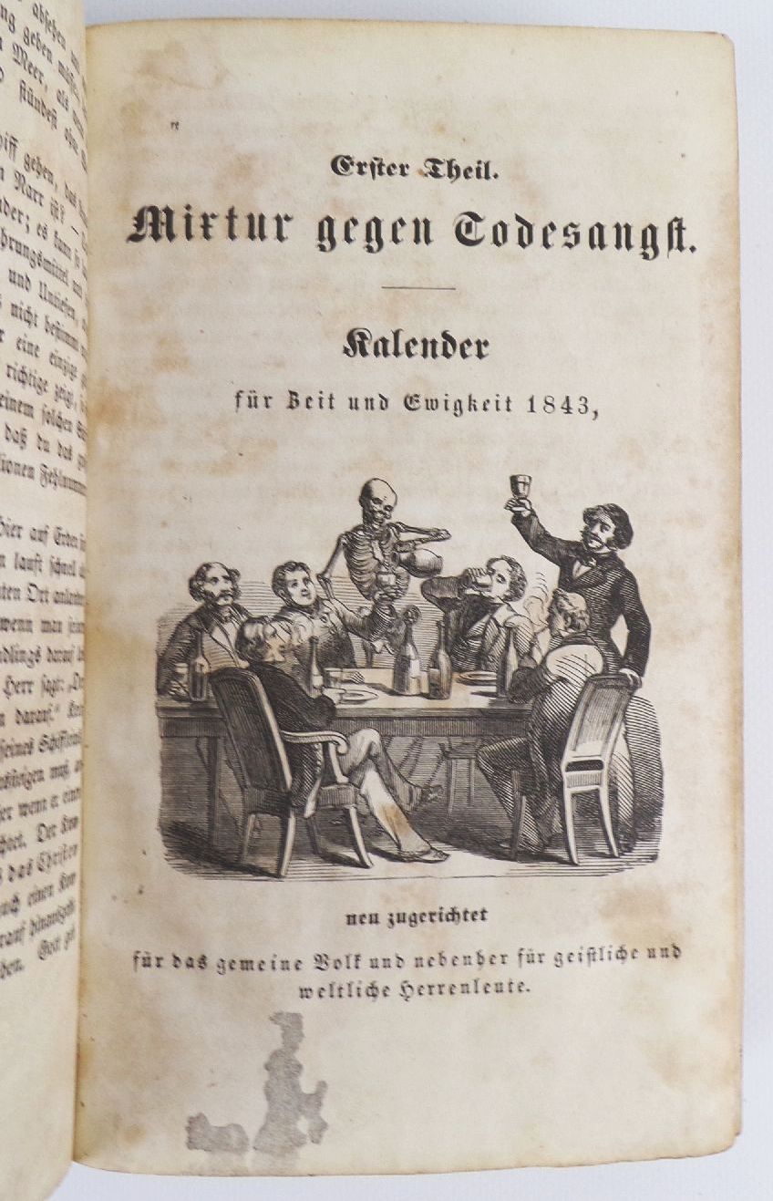 Compass für Leben und Sterben Kalender für Zeit und Ewigkeit 1843 1844 und 1859 