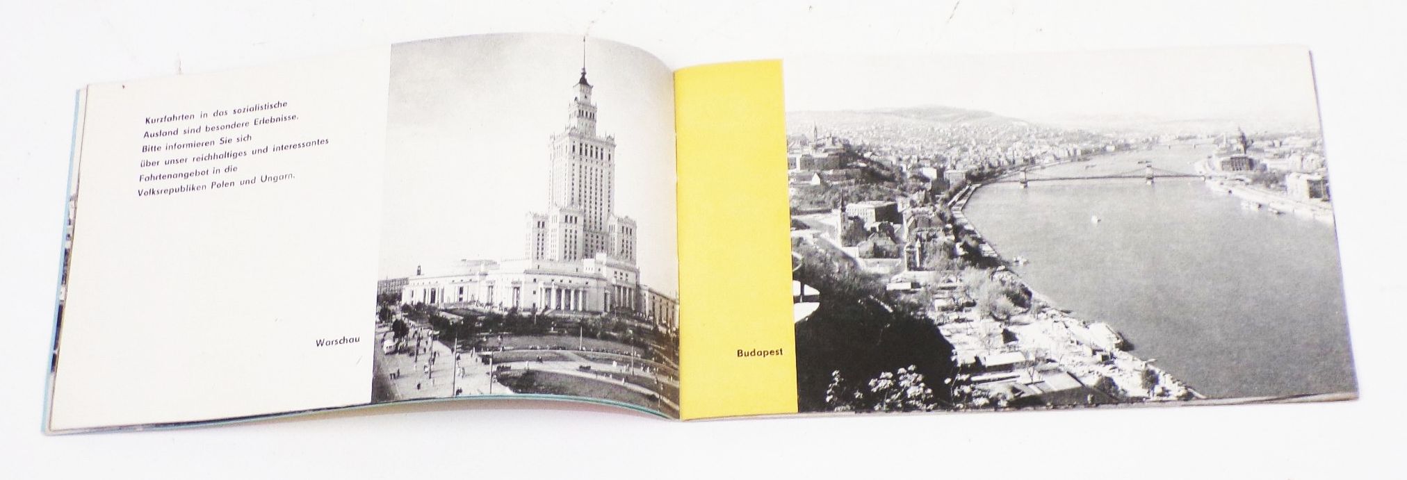 DDR Reisebüro Katalog Wochenend und Sonderfahrten DER Reise 1966