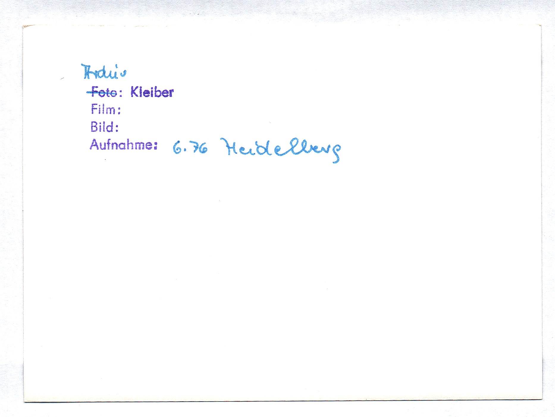 Foto E-Lok DB 181 205-6 Elektrolok Juni 1976 Heidelberg