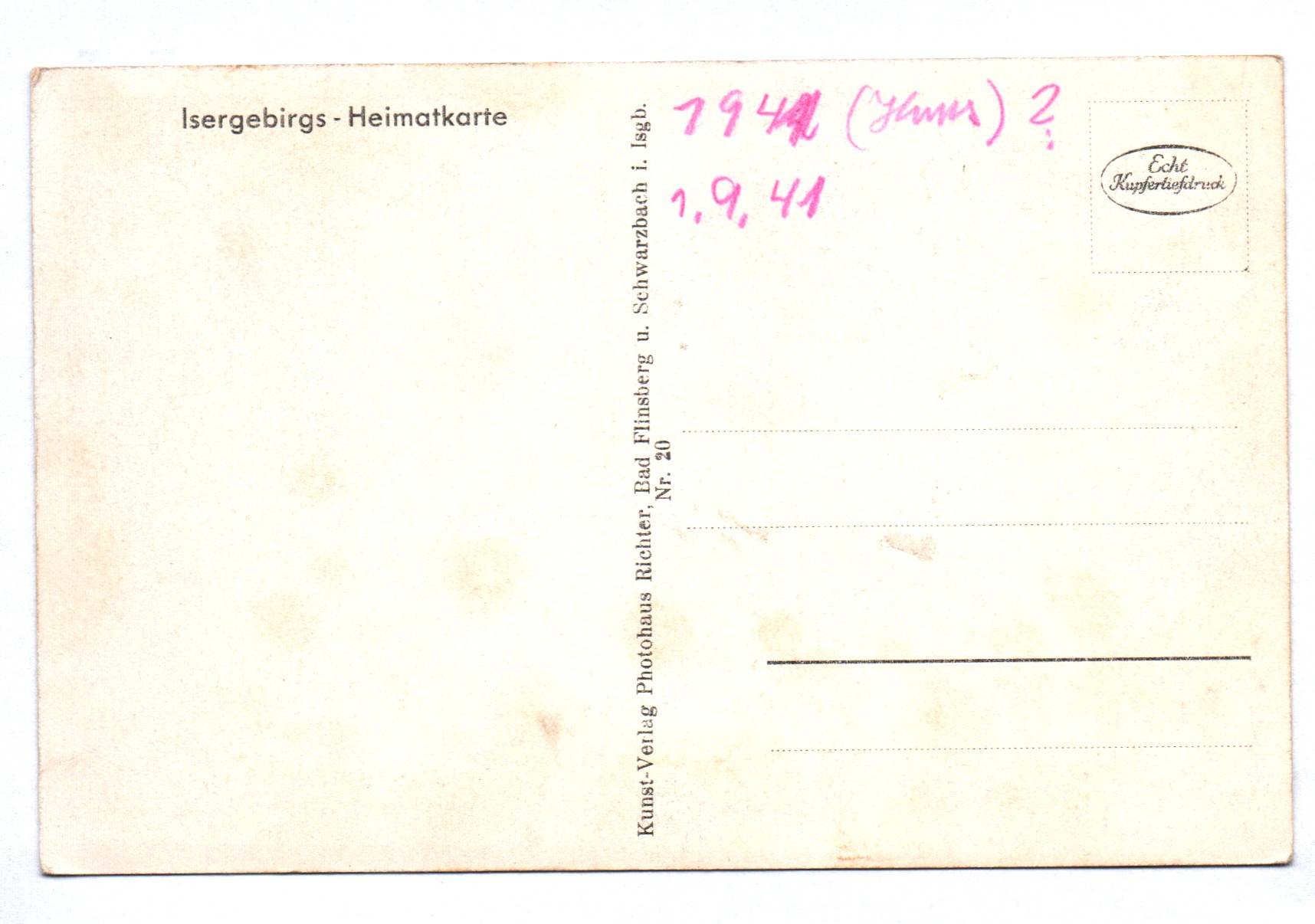 Ak Bad Flinsberg Isergebirge Waldbaude 