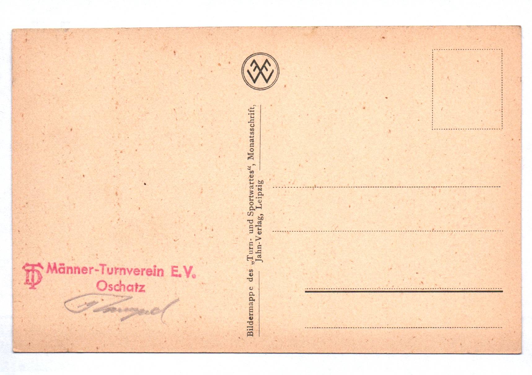 Ak Rhythmische Keulenübung Leipziger Musterschule für Turnen und Sport