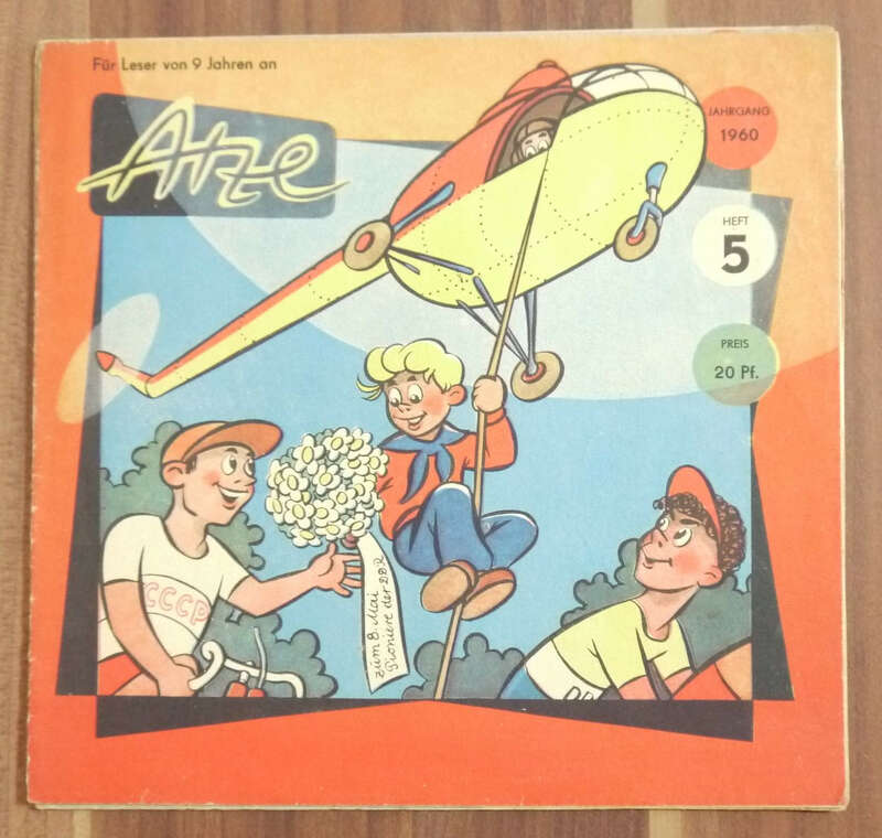 Atze Comic Heft 5 Jahrgang 1960 Zum 8 Mai Pioniere der DDR