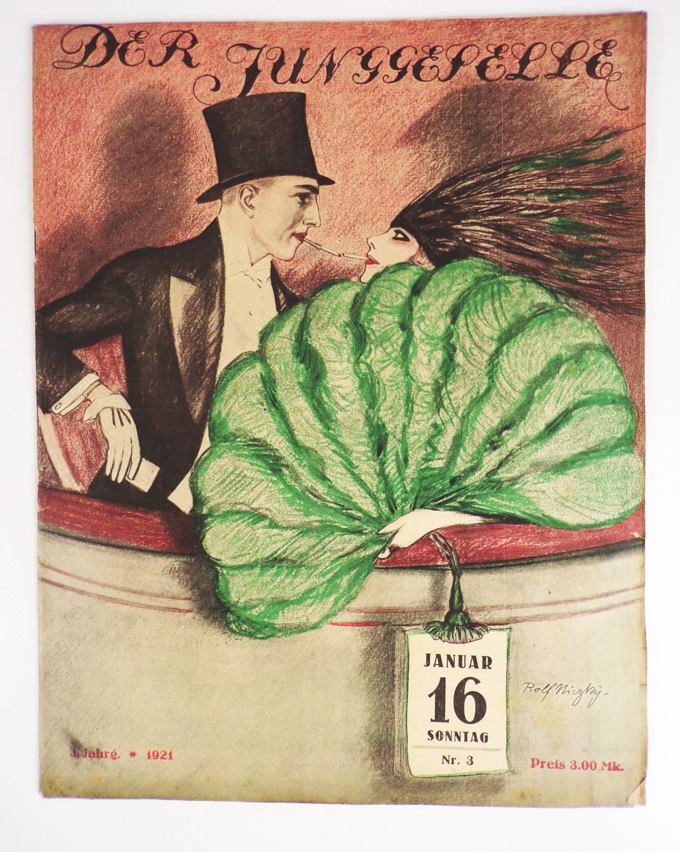 Der Junggeselle 1921 Nummer 3 Zeitschrift Der Junggeselle 1921 Nummer 3 Zeitschrift