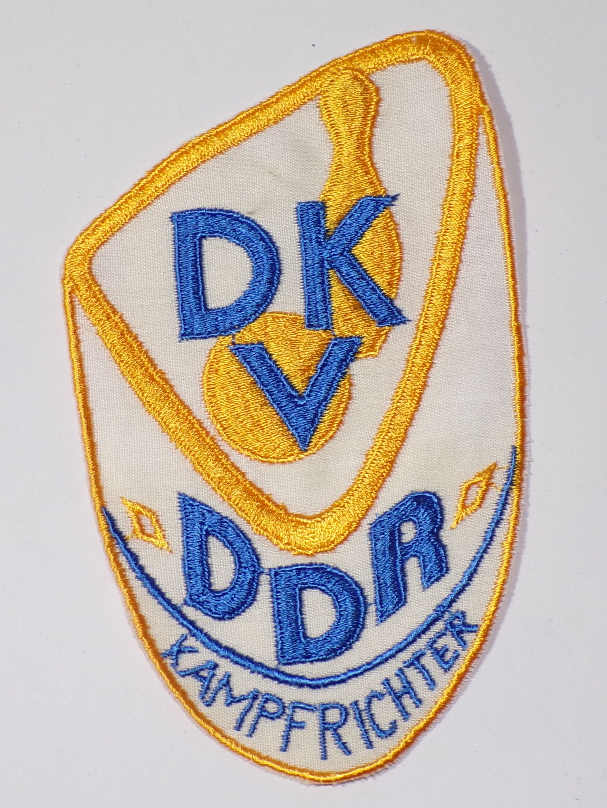 DDR Aufnäher DVK Kampfrichter Abzeichen