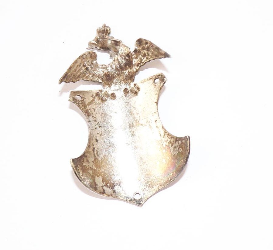 Alter Fahnennagel Radfahrer Club Zodel Görlitz 1907 Kaiserreich Adler Fahrrad