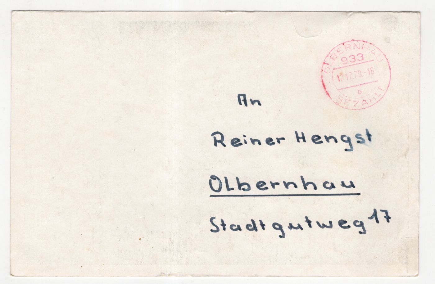 Meister Nadelöhr Ansichtskarte Postkarte 1970 DDR Fernsehen