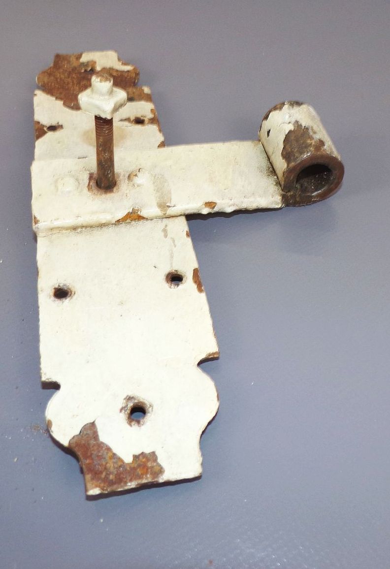 Alte handgeschmiedete Türbänder Eisen Türband